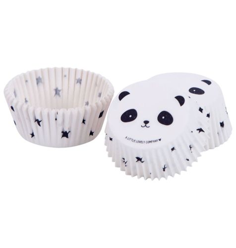 50 Moldes de papel para cupcakes o magdalenas Osito Panda