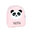 Mochila guardería personalizada polipiel Panda rosa