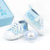 Cajita regalo Zapatillas azul personalizada