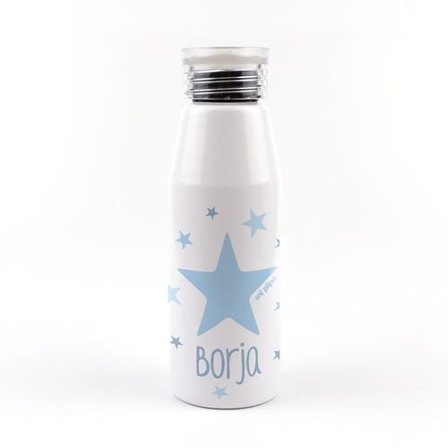 Botella alumino Estrella azul 500ml personalizada