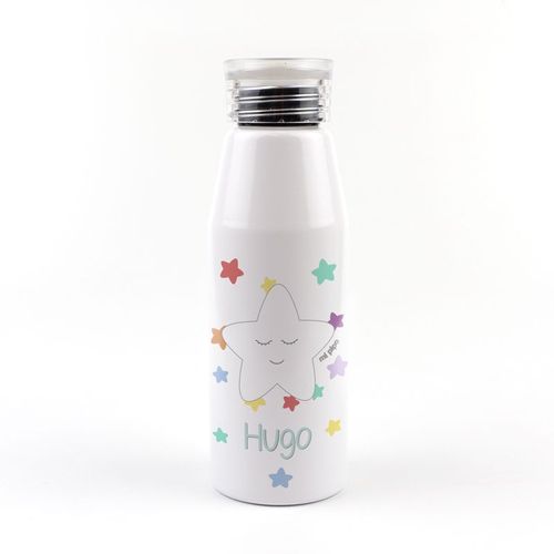 Botella alumino Estrella sonrisa 500ml personalizada